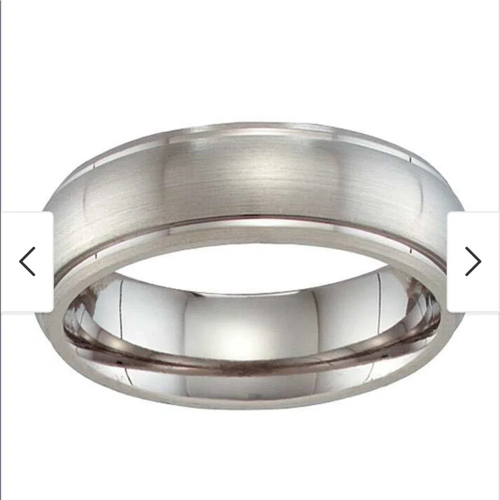 Titanium Beveled Band (6 mm) 12